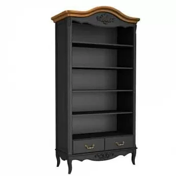 Стеллаж широкий Classico Italiano Тиволи, черный, B606/BL