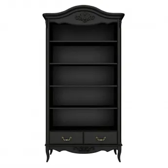 Стеллаж широкий Classico Italiano Тиволи, черный, B606/BL