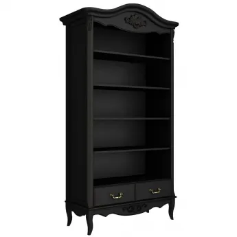 Стеллаж широкий Classico Italiano Тиволи, черный, B606/BL
