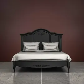 Кровать Classico Italiano Тиволи, 120x200 см, черный, B202/BL