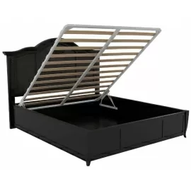 Кровать Classico Italiano Тиволи, 140x200 см, с подъемным механизмом, черный, B204ПМ/BL