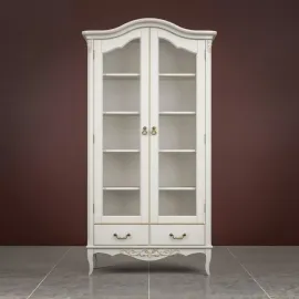 Библиотека Classico Italiano Тиволи, 2-створчатая, молочный, B604/L