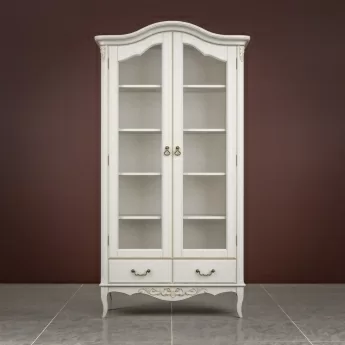 Библиотека Classico Italiano Тиволи, 2-створчатая, молочный, B604/L