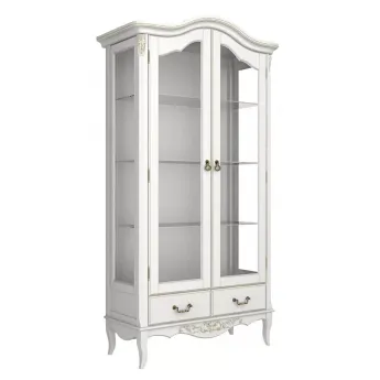Витрина Classico Italiano Тиволи, 2-дверная, молочный, B603/L