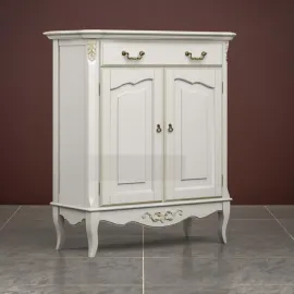 Комод Classico Italiano Тиволи, 1 ящик, 2 двери, молочный, B404/L