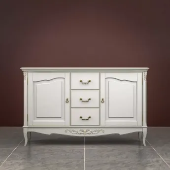 Прилавок Classico Italiano Тиволи, 3 ящика+2 дверки, молочный, B403/L