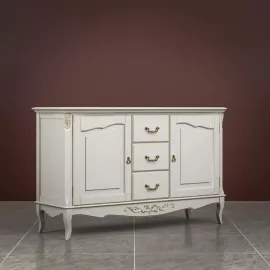 Прилавок Classico Italiano Тиволи, 3 ящика+2 дверки, молочный, B403/L