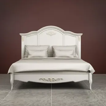 Кровать Classico Italiano Тиволи, 90x200 см, молочная, B209/L