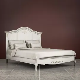 Кровать Classico Italiano Тиволи, 90x200 см, молочная, B209/L