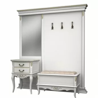 Прихожая композиция № 1 Classico Italiano Тиволи, молочная, B109/L