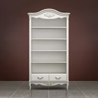 Стеллаж широкий Classico Italiano Тиволи, молочный, B606/L