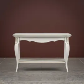 Столик журнальный Classico Italiano Тиволи, прямоугольный, молочный B102/L