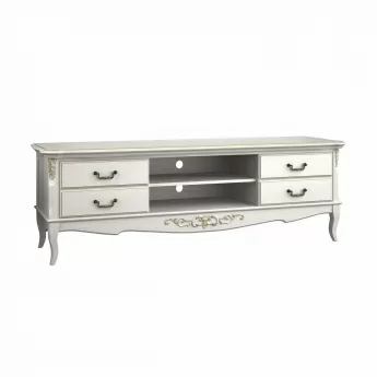 Тумба ТВ большая Classico Italiano Тиволи, 182 см, молочный, B305/L