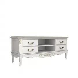 Тумба ТВ Classico Italiano Тиволи, 146 см, молочная B304/L