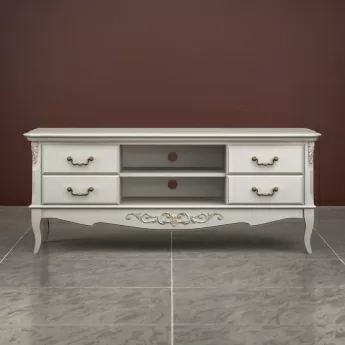 Тумба ТВ Classico Italiano Тиволи, 146 см, молочная B304/L