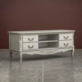 Тумба ТВ Classico Italiano Тиволи, 146 см, молочная B304/L