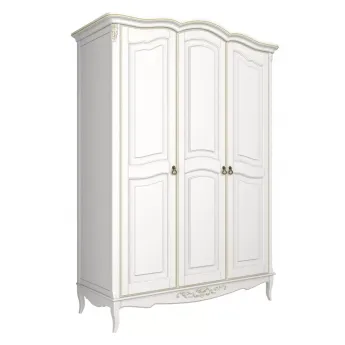 Шкаф Classico Italiano Тиволи, 3-дверный, молочный, B803/L