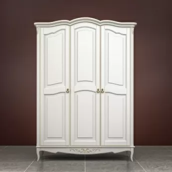 Шкаф Classico Italiano Тиволи, 3-дверный, молочный, B803/L