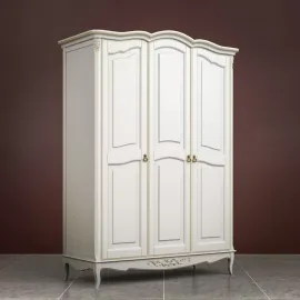 Шкаф Classico Italiano Тиволи, 3-дверный, молочный, B803/L