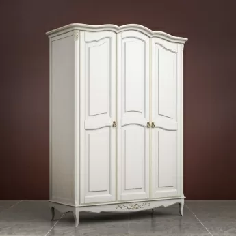 Шкаф Classico Italiano Тиволи, 3-дверный, молочный, B803/L