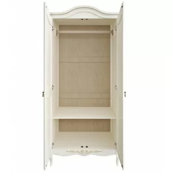 Шкаф Classico Italiano Тиволи, 2-дверный, молочный, B802/L
