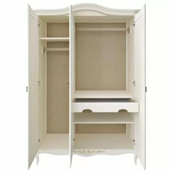 Шкаф Classico Italiano Тиволи, 3-дверный, молочный, B803/L