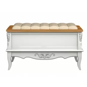 Сундук Classico Italiano Тиволи, молочный, B110/L