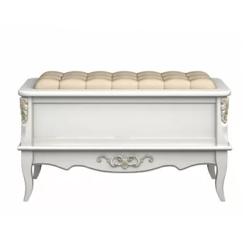 Сундук Classico Italiano Тиволи, молочный, B110/L