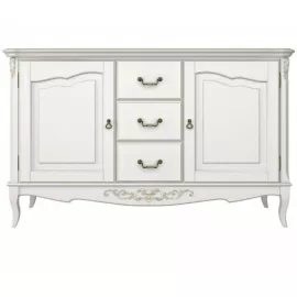 Прилавок Classico Italiano Тиволи, 3 ящика+2 дверки, молочный, B403/L