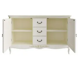 Прилавок Classico Italiano Тиволи, 3 ящика+2 дверки, молочный, B403/L