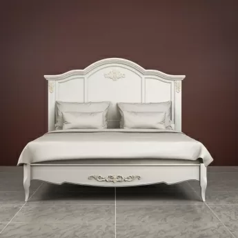 Кровать Classico Italiano Тиволи, 120x200 см, молочный, B202/L