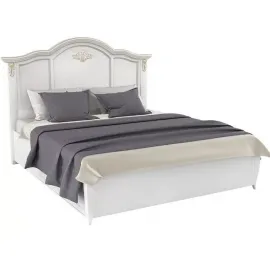 Кровать 120x200 с подъемным механизмом Classico Italiano Тиволи, молочная B202ПМ/BGY