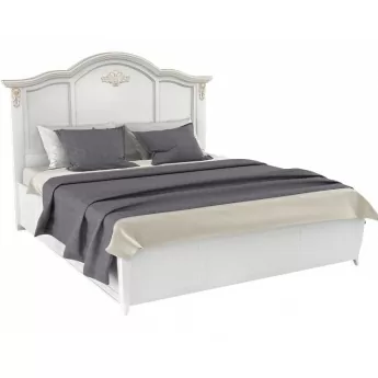 Кровать 120x200 с подъемным механизмом Classico Italiano Тиволи, молочная B202ПМ/BGY