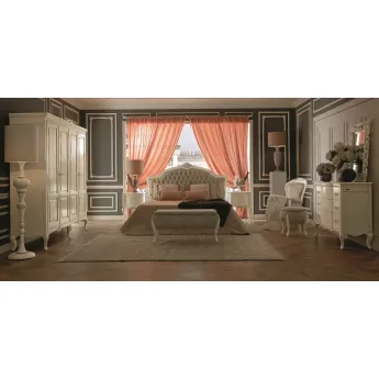 Кровать Giorgio Casa Memorie Veneziane, с мягким изголовьем 2117/160