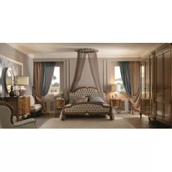 Кровать Giorgio Casa Memorie Veneziane, с мягким изголовьем 2118/180
