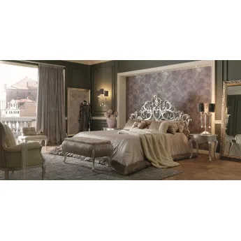 Кровать Giorgio Casa Memorie Veneziane, с мягким изголовьем 2119/180