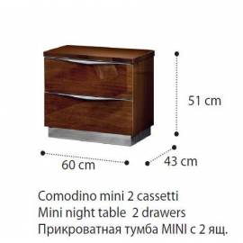 Прикроватная тумба mini Onda Walnut Camelgroup