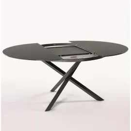 Обеденный стол Ingenia Casa Trio D125/175, круглый раскладной [M310/C196/L087]