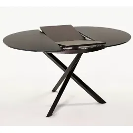 Обеденный стол Ingenia Casa Trio D125/175, круглый раскладной [M310/C196/L087]