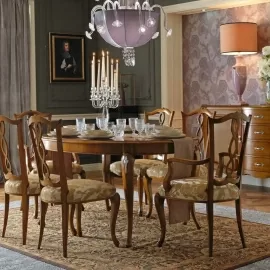 Стол Giorgio Casa Memorie Veneziane 170/220х110, овальный раскладной T52