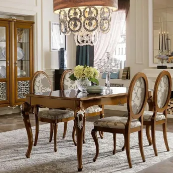 Стол Giorgio Casa Memorie Veneziane 230/290х95, прямоугольный раскладной T51/230