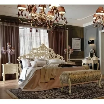Кровать Giorgio Casa Memorie Veneziane, с мягким изголовьем 2119/160