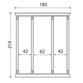 Прихожая Prama Bakokko Palazzo Ducale Laccato, Композиция 2