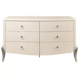 Комод  с 6-ю ящиками Fratelli Barri Roma, бежевый лак, FB.CH.RM.671