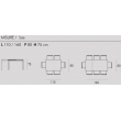 Стол обеденный Target Point Auriga 110(160)х80 см, раскладной, TA115 - Фото 3