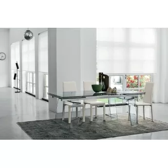 Стол обеденный Target Point Crystal Plus 200(300)х100 см, раскладной, TAC01