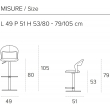 Стул Sqbello Denver с мягкой микрофиброй Target Point, SG117 - Фото 3