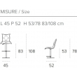 Стул Sqbello Digione 45x78 с мягкой микрофиброй Target Point, SG185 - Фото 7