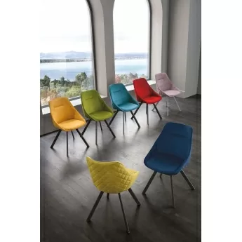 Вращающееся кресло Target Point Bilbao Twist с мягкой микрофиброй 50x86 см, SE197