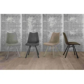 Стул Target Point Maiorca с экокожей винтаж 45x85 см, SE190